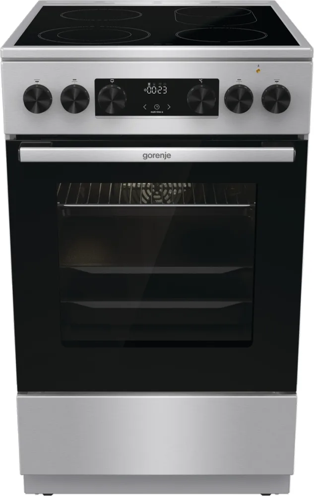20240213155101_gorenje_gecs5c70xa_kouzina_70lt_me_keramikes_esties_p50ek_inox Gorenje GECS5C70XA Κουζίνα 70lt με Κεραμικές Εστίες Π50εκ. Inox - Image 1