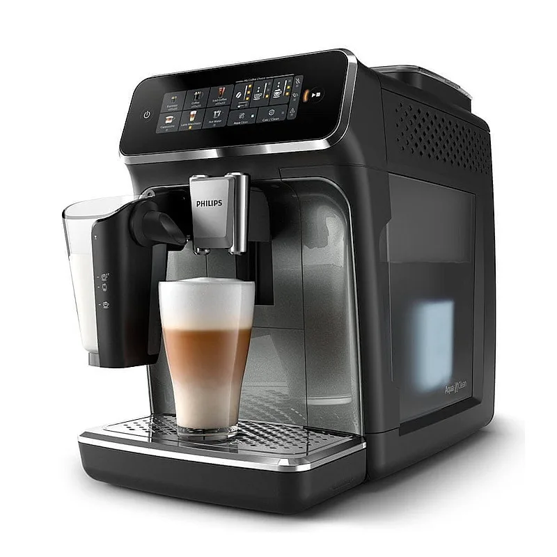 Philips Series 3300 Αυτόματη Μηχανή Espresso 1500W Πίεσης 15bar για Cappuccino με Μύλο Άλεσης Μαύρη - Image 1