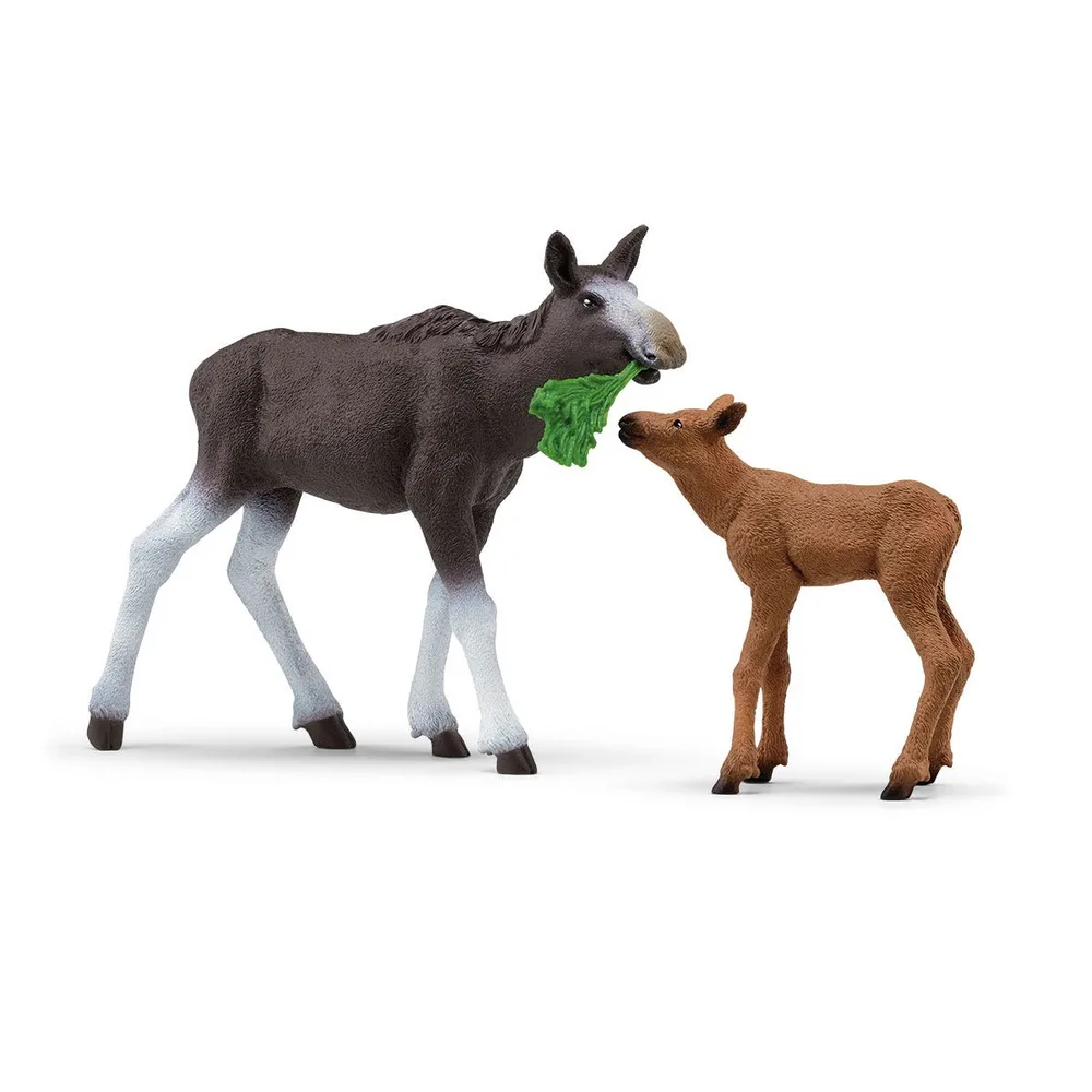 20240229110159_schleich_s_paichnidi_miniatoura_wild_life_moose_family_42629 Schleich-S Wild Life Moose Family 42629 - Image 1
