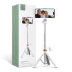 Tech-Protect L03s Selfie Stick Τρίποδο Κινητού με Bluetooth Λευκό uniw-5906203691180
