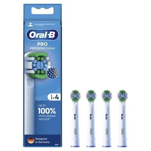 20240308145141_oral_b_pro_precision_clean_antallaktiki_kefali_4_antallaktikes_kefales_unisex Oral-B Pro Precision Clean Ανταλλακτικές Κεφαλές για Ηλεκτρική Οδοντόβουρτσα 4τμχ - Image 1