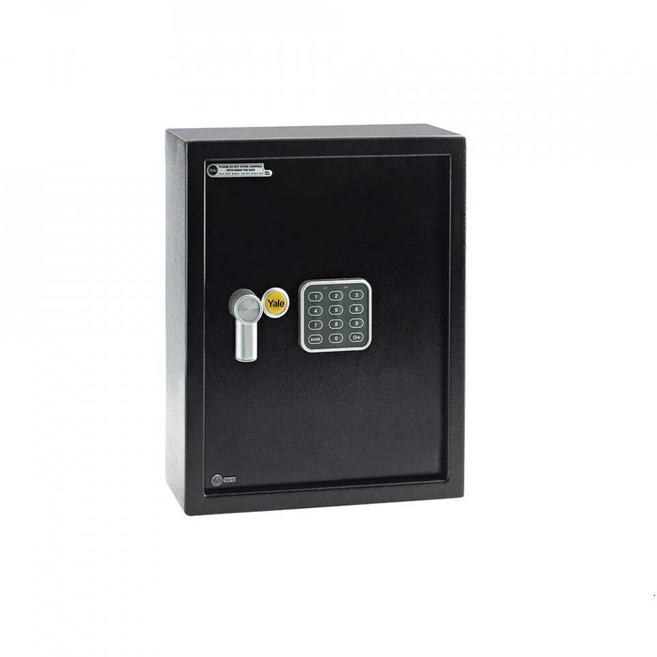 20240313094211_assa_abloy_kleidaria_se_gri_chroma Assa Abloy Χρηματοκιβώτιο με Ψηφιακό Κλείδωμα και Κλειδί Μ36.5xΠ30xΥ10cm - Image 1