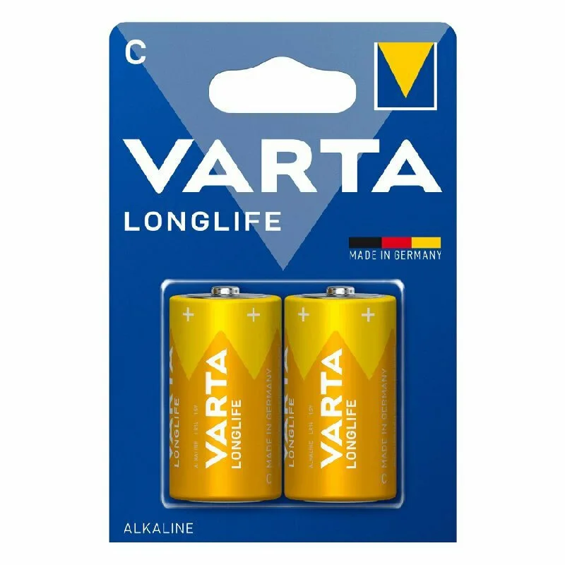 20240313100406_varta_longlife_extra_alkalikes_mpataries_c_1_5v_2tmch Varta LongLife Extra Αλκαλικές Μπαταρίες C 1.5V 2τμχ 33387 - Image 1