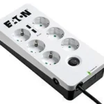 Eaton Πολύπριζο Aσφαλείας 6 Θέσεων με 2 USB-A, Διακόπτη και Καλώδιο 1.5m PB6UD