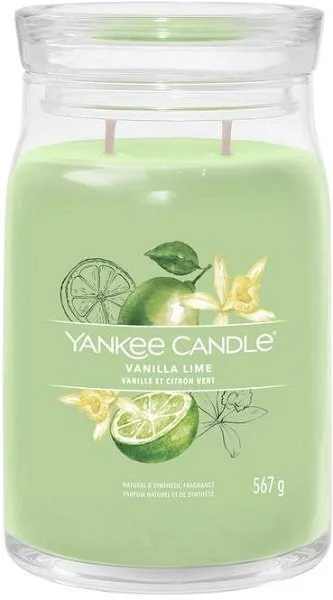 Yankee Candle Αρωματικό Κερί Vanilla Lime σε Βάζο με Άρωμα Βανίλια Πράσινο 567gr 1630694 - Image 1