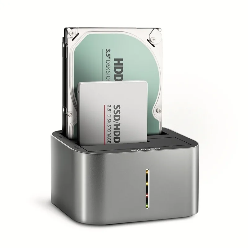 20240402122706_axagon_docking_station_gia_2_sklirous_diskous_sata_2_5_3_5_axa_par_0012 Axagon Docking Station για 2 Σκληρούς Δίσκους SATA 2.5" / 3.5" (AXA.PAR.0012) - Image 1