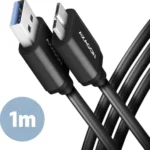 Axagon Regular USB 3.0 to micro USB Cable Μαύρο 1m (BUMM3-AM10AB) 1τμχ