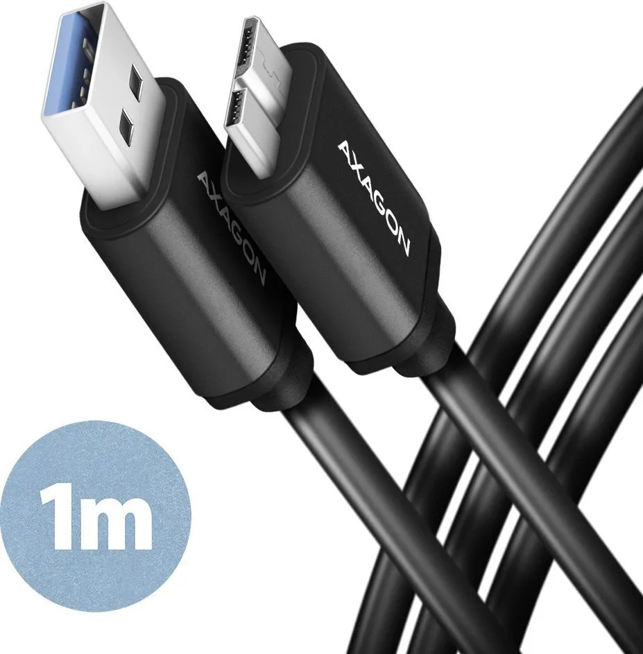 20240403100837_axagon_regular_usb_3_0_to_micro_usb_cable_mayro_1m_bumm3_am10ab_1tmch Axagon Regular USB 3.0 to micro USB Cable Μαύρο 1m (BUMM3-AM10AB) 1τμχ - Image 1