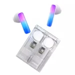 Joyroom JR-TC1 LED Lights Earbud Bluetooth Handsfree Ακουστικά με Θήκη Φόρτισης Λευκά