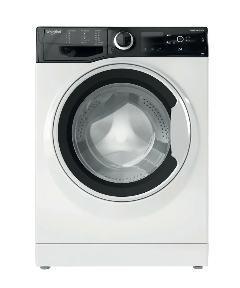 Whirlpool Πλυντήριο Ρούχων 6kg 1200 Στροφών 6th Sense WRB SS 6249 S EU - Image 1