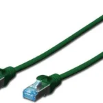 Digitus SF/UTP Cat.5e Καλώδιο Δικτύου Ethernet 1m Πράσινο 1τμχ DK-1532-010/G
