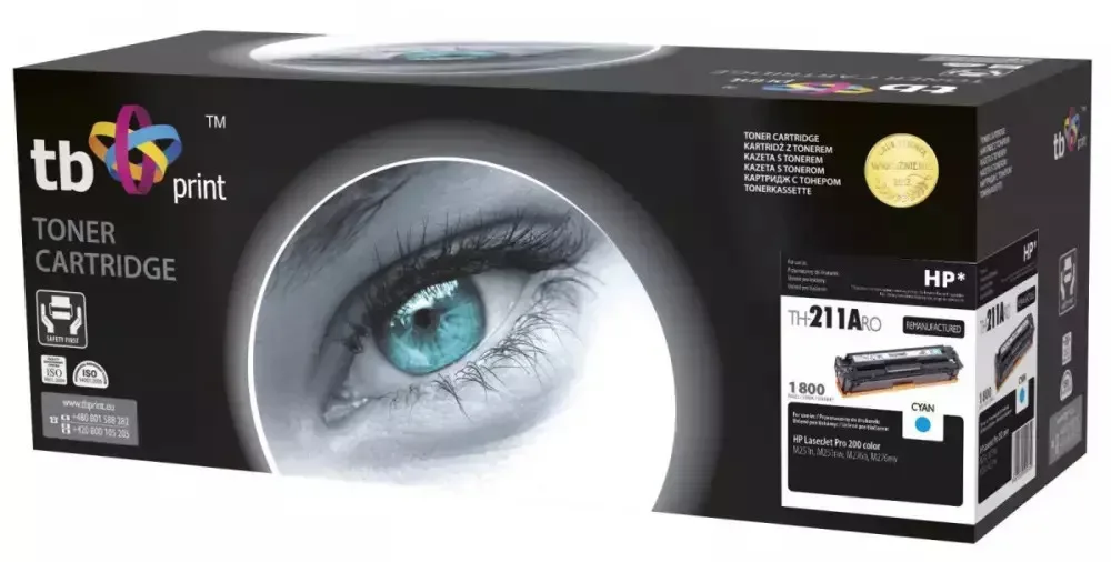 20240425121025_tb_print_symvato_toner_gia_laser_ektypoti_hp_cf211a_mayro_th_211aro TB Print Συμβατό Toner για Laser Εκτυπωτή HP CF211A Μαύρο (TH-211ARO) - Image 1