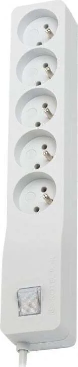 Lestar Zx 510 Πολύπριζο 5 Θέσεων με Καλώδιο 5m Γκρι 1966006400 - Image 1