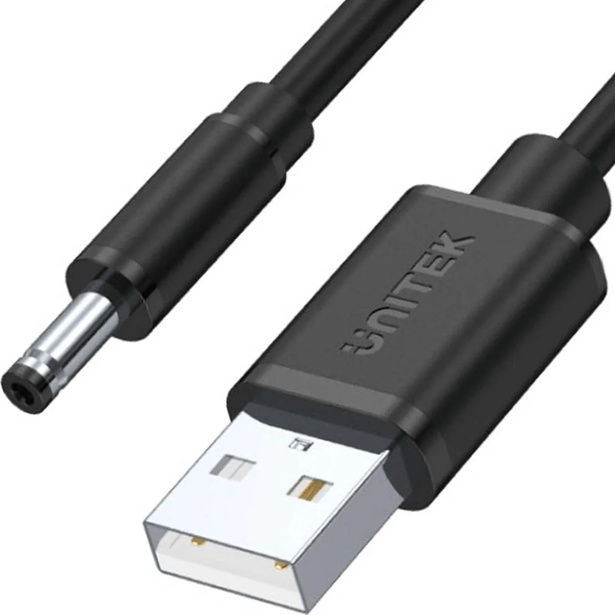 20240425161045_unitek_usb_2_0_cable_usb_a_male_dc_mayro_1_5m_y_c495bk Unitek USB 2.0 Cable USB-A male - DC Μαύρο 1.5m Y-C495BK - Image 1