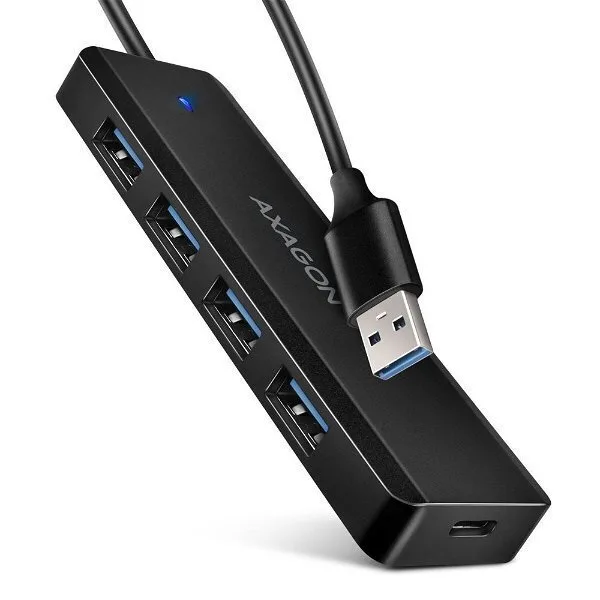 20240426133954_axagon_usb_3_0_hub_4_thyron_me_syndesi_usb_a_usb_c_hue_c1a Axagon USB 3.0 Hub 4 Θυρών με σύνδεση USB-A / USB-C (HUE-C1A) - Image 1