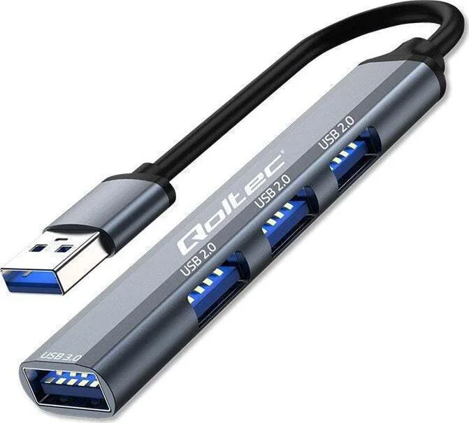 Qoltec USB 3.0 Hub 3 Θυρών με σύνδεση USB-A (53793) - Image 1