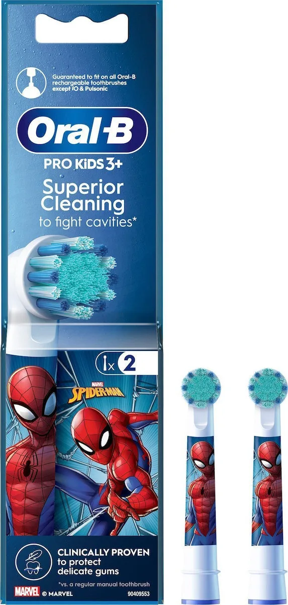 20240430104435_oral_b_antallaktiko_gia_ilektriki_odontovourtsa_eb10s_2 Oral-B Ανταλλακτικά Ηλεκτρικής Οδοντόβουρτσας Pro Kids 2τμχ για 3+ Χρονών - Image 1