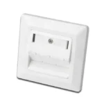 Digitus Μονή Πρίζα Δικτύου RJ45 με Πλαίσιο σε Λευκό Χρώμα DN-93821