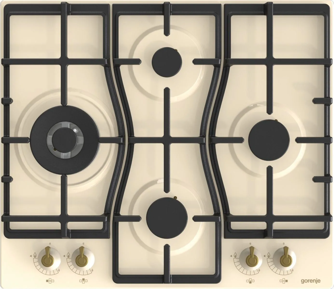 20240502155739_gorenje_gw6d42cli_estia_ygraeriou_aytonomi_59x52ek Gorenje Εστία Υγραερίου Αυτόνομη 59x52εκ. Μπεζ GW6D42CLI - Image 1