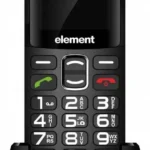 Sencor Element P012S Dual SIM Κινητό με Μεγάλα Κουμπιά Μαύρο