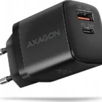 Axagon Φορτιστής Χωρίς Καλώδιο με Θύρα USB-A και Θύρα USB-C 20W Power Delivery / Quick Charge 2.0 / Quick Charge 3.0 / Quick Charge 4+ Μαύρος (ΑCU-ΡQ20)
