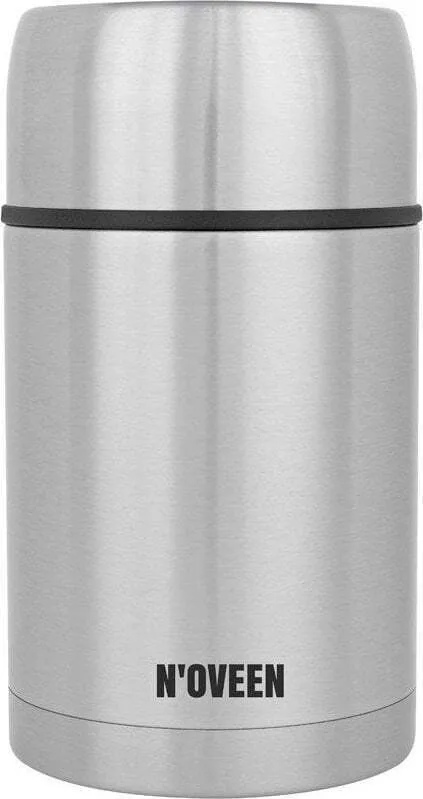 20240508163706_noveen_docheio_fagitou_inox_asimi_800ml_tb951 Noveen Δοχείο Φαγητού Inox Θερμός Ασημί 800ml TB951 - Image 1