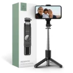 Tech-Protect L02S Selfie Stick Τρίποδο Κινητού με Bluetooth Μαύρο
