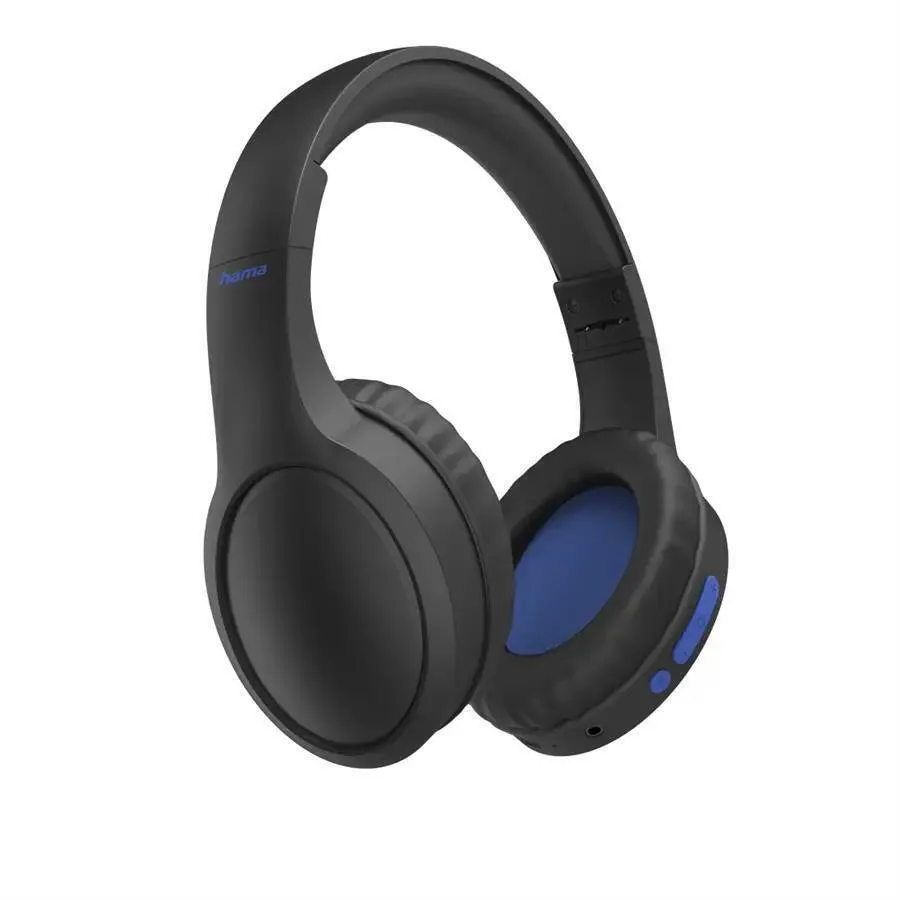 HAMA Spirit Focused Ασύρματα / Ενσύρματα Over Ear Ακουστικά με 15 ώρες Λειτουργίας και Quick Charge Μαύρα - Image 1