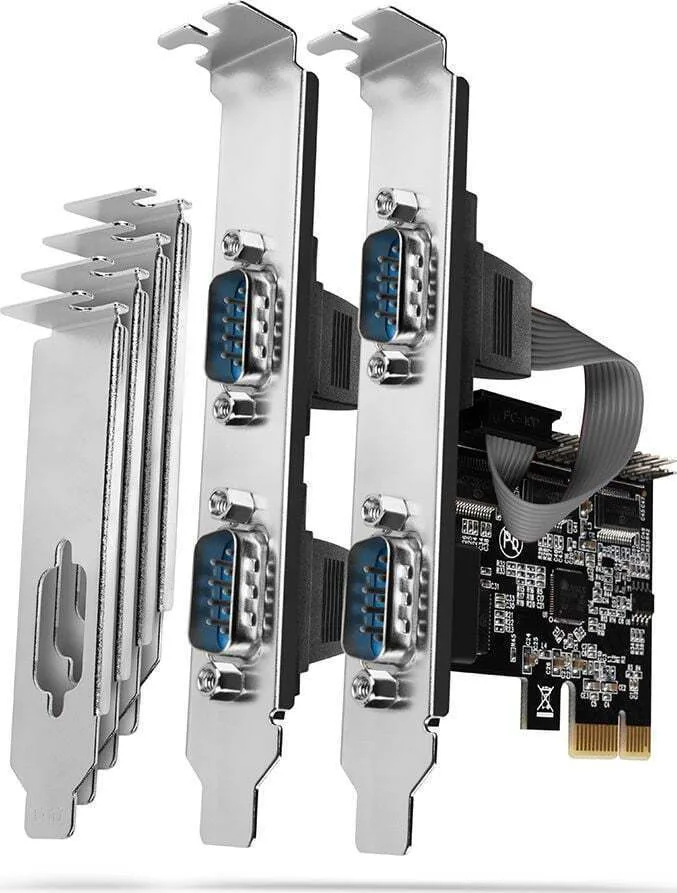 20240611132949_axagon_pcea_s4n_pcie_controller_4x_serial_adapter Axagon Pcea-s4n Pcie Controller 4x Serial Adapter - Image 1