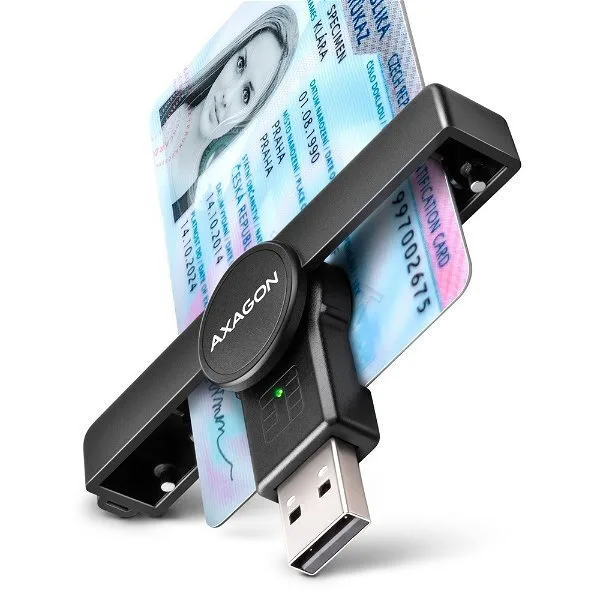 20240612130541_axagon_pocketreader_usb_a_id_card_reader Axagon Pocketreader Usb-a Id Card Reader - Image 1