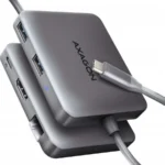 Axagon HMC-5HL USB-C Docking Station με HDMI 4K PD Ethernet Γκρι