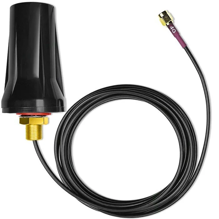 Qoltec 57042 Εξωτερική Κεραία 4G Πανκατευθυντική 7dBi με σύνδεση SMA Μαύρο - Image 1