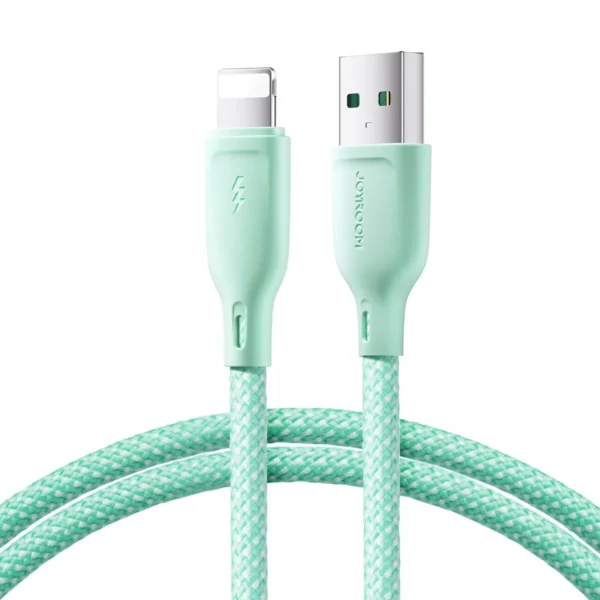 Joyroom Series Braided USB-A to Lightning Cable Πράσινο 1m (SA34-AL3)
