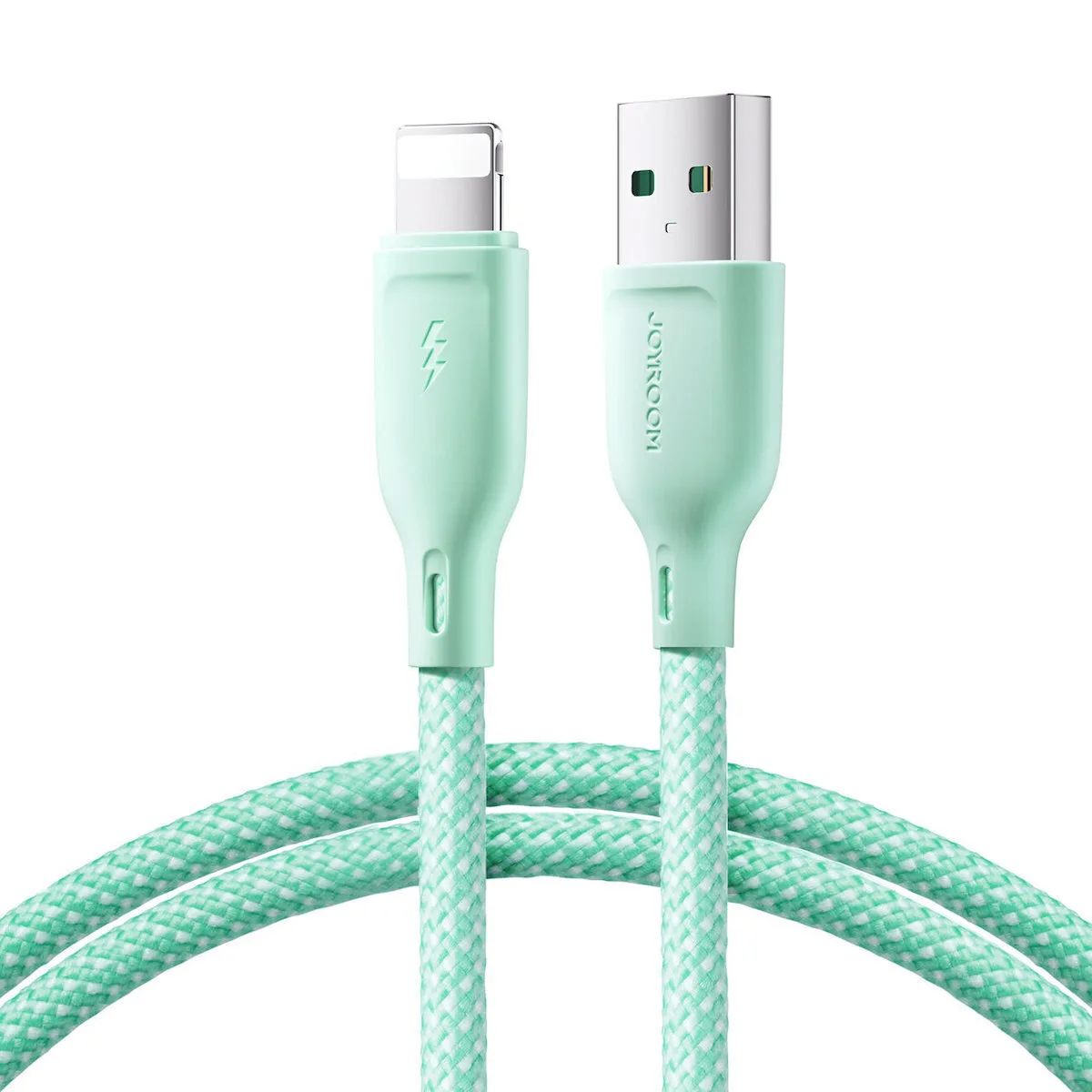 20240709084604_joyroom_series_braided_usb_a_to_lightning_cable_prasino_1m_sa34_al3 Joyroom Series Braided USB-A to Lightning Cable Πράσινο 1m (SA34-AL3) - Image 1
