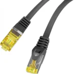 Lanberg U/UTP Cat.6 Καλώδιο Δικτύου Ethernet 0.5m Μαύρο 1τμχ PCF6A-10CU-0050-BK