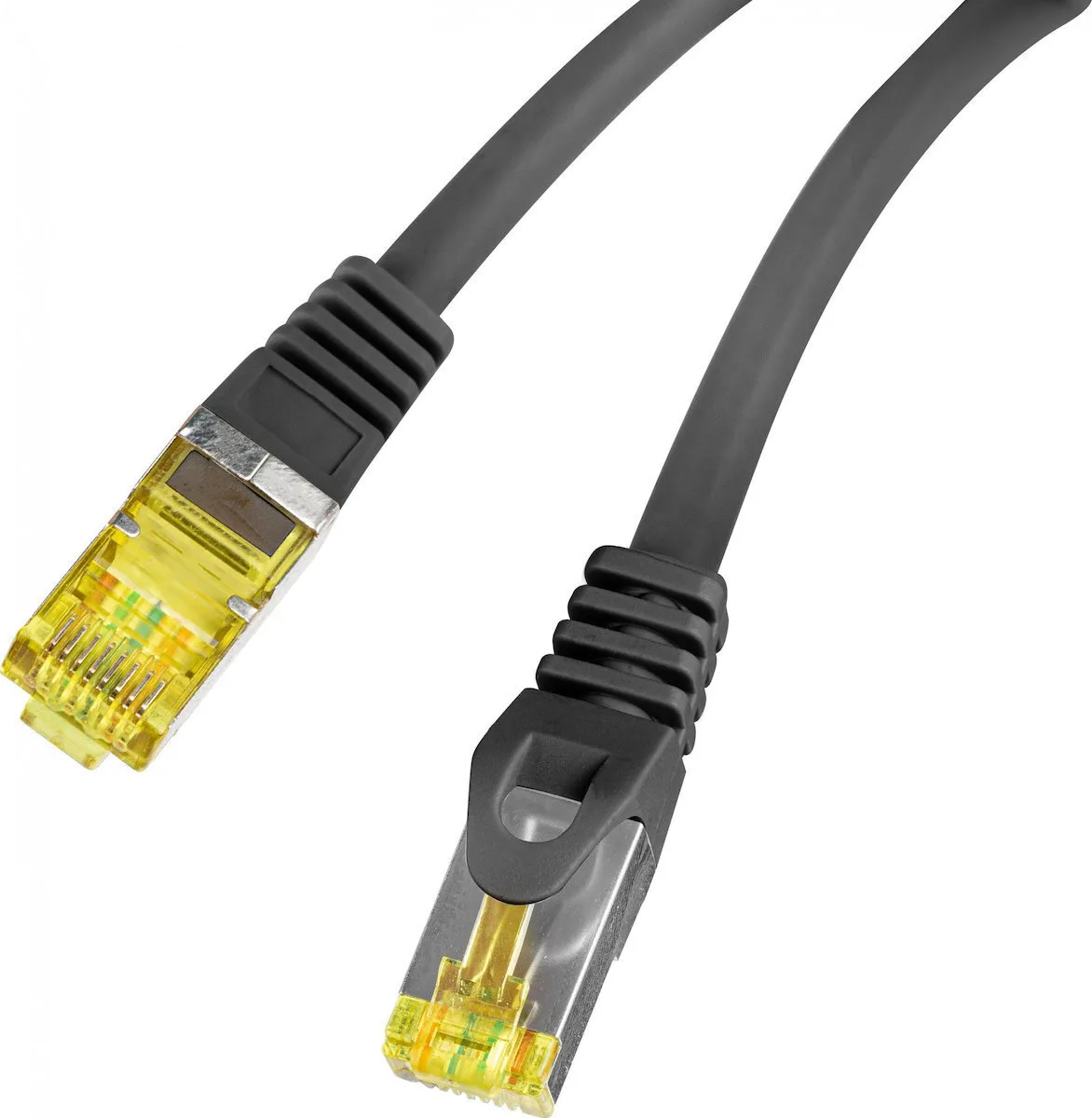 Lanberg U/UTP Cat.6 Καλώδιο Δικτύου Ethernet 0.5m Μαύρο 1τμχ PCF6A-10CU-0050-BK - Image 1