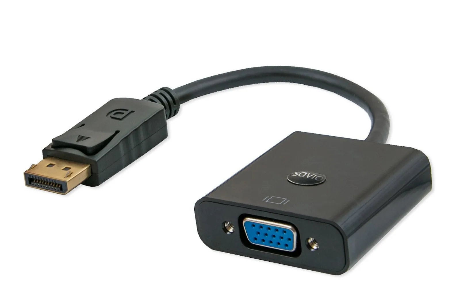 20240710143810_savio_displayport_male_vga_female_cl_90 Savio Μετατροπέας DisplayPort male σε VGA female 1τμχ CL-90 - Image 1