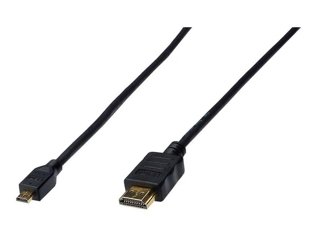 Digitus High Speed HDMI 1.4 Cable HDMI male - HDMI male 1m Μαύρο AK-330115-010-S - Image 1