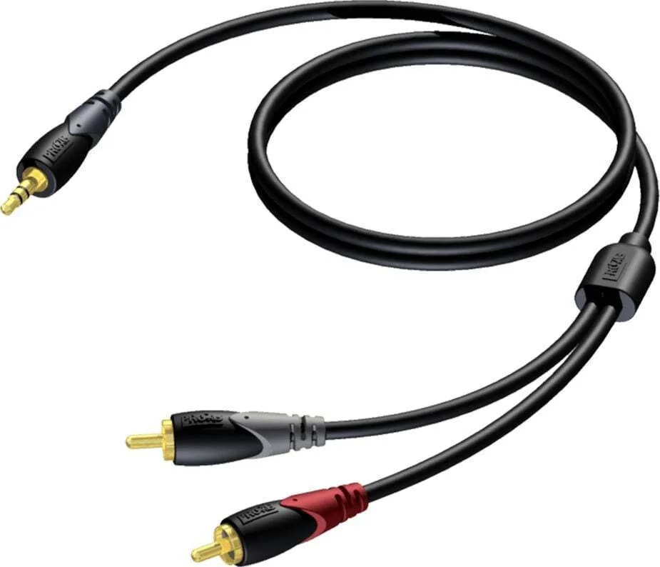20240710163720_procab_kalodio_3_5mm_male_rca_male_mayro_5m_cla711_5 Procab Καλώδιο 3.5mm male - RCA male Μαύρο 5m (CLA711/5) - Image 1