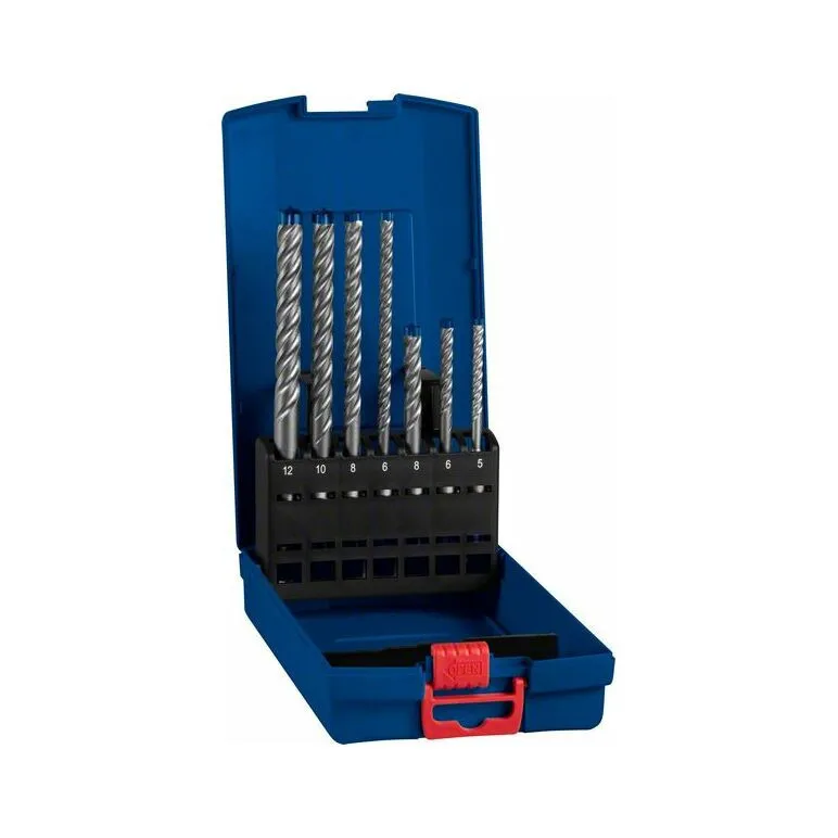 Bosch SDS plus-7X Σετ 7 Τρυπάνια με SDS Plus Στέλεχος για Δομικά Υλικά 2608900195 - Image 1