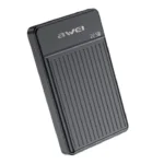 Awei P33K Power Bank 10000mAh με Θύρα USB-A και Θύρα USB-C Μαύρο