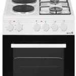 Arielli C-5060/2GFL Κουζίνα 43lt με Εστίες Υγραερίου & Ρεύματος Π50εκ. Λευκή