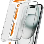 Crong Tempered Glass 2τμχ Μαύρο (iPhone 15) CRGES2PIP1561