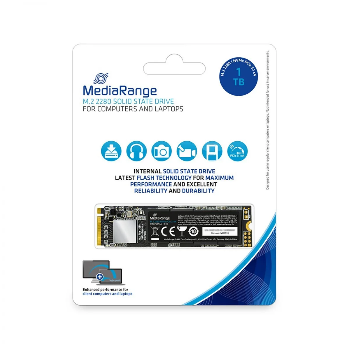 20240809154116_mediarange_mr1033_ssd_1tb_m_2_nvme_pci_express_3_0_mr1033 MediaRange MR1033 SSD 1TB τύπου M.2 με σύνδεση PCI Express 3.0 MR1033 - Image 1