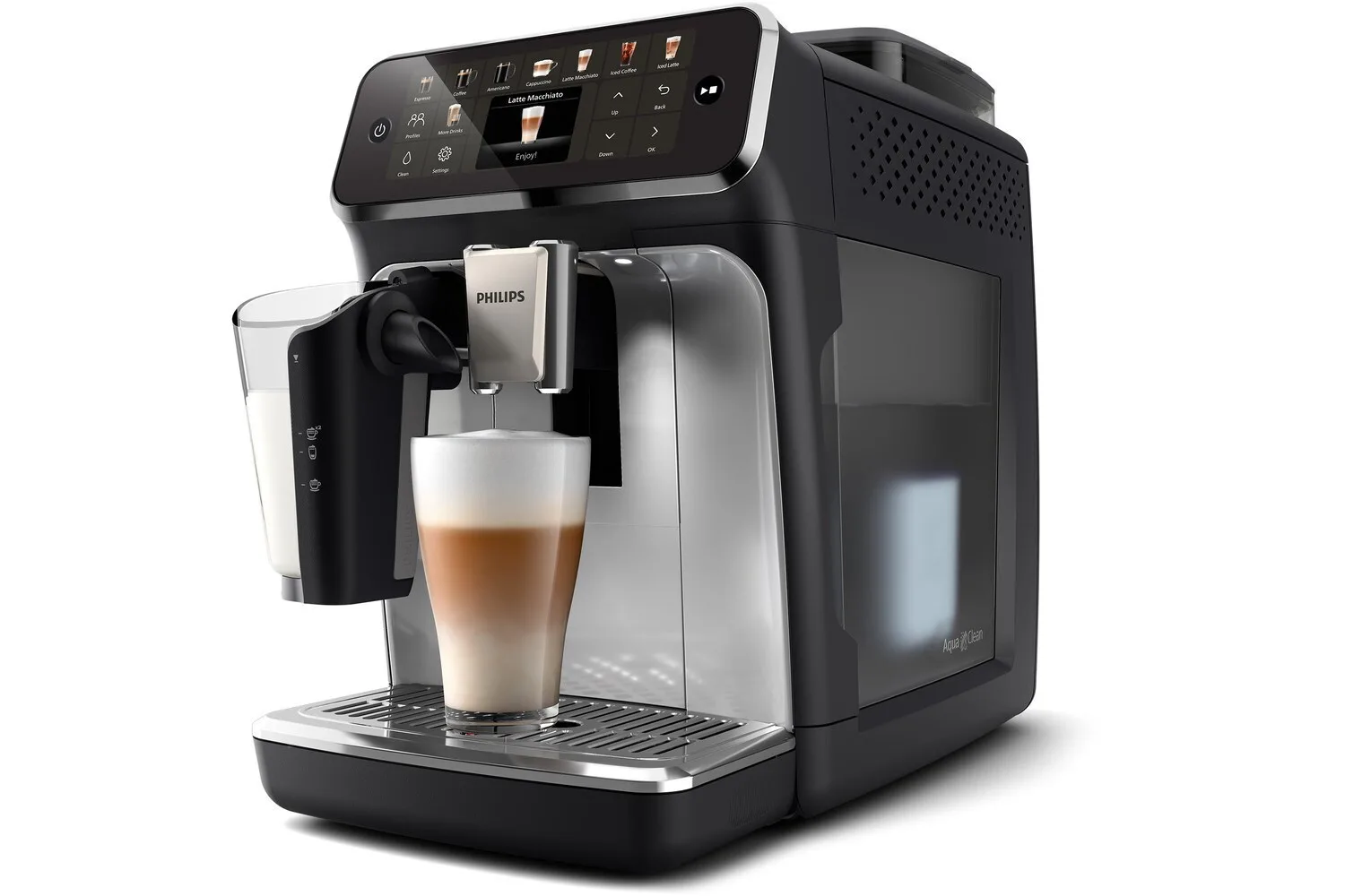 Philips Lattego Αυτόματη Μηχανή Espresso 1500W Πίεσης 15bar για Cappuccino με Μύλο Άλεσης Ασημί - Image 1