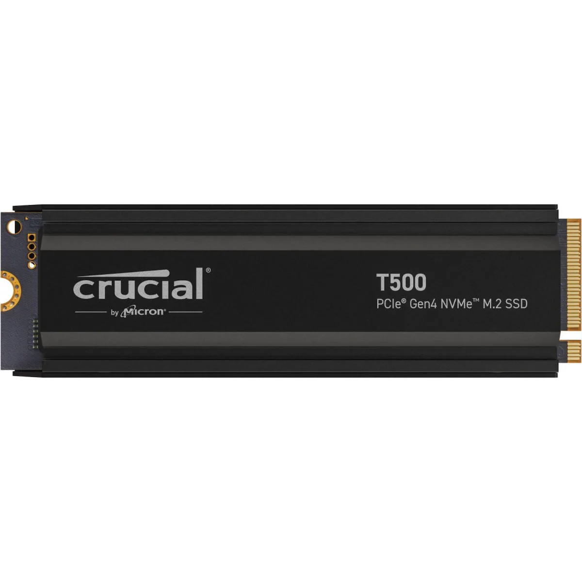 Crucial T500 SSD 4TB τύπου M.2 με σύνδεση PCI Express 4.0 και Ψύκτρα (PS5 Compatible) CT4000T500SSD5 - Image 1