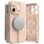 Ringke Magnetic Back Cover Σιλικόνης 0.3mm Ροζ (iPhone 16 Pro Max)