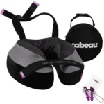 Cabeau Evolution S3 Μαξιλαράκι Ταξιδίου Memory Foam με Θήκη Μεταφοράς Γκρι Berlin Black Gray