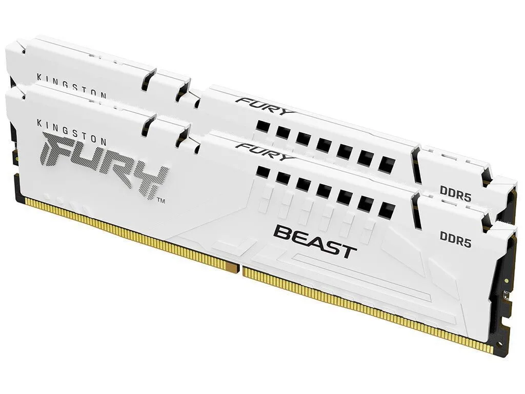Kingston Fury Beast DDR5 32GB RAM με 2x16GB Modules και Ταχύτητα 6000 για Desktop KF560C36BWE2K2-32 - Image 1
