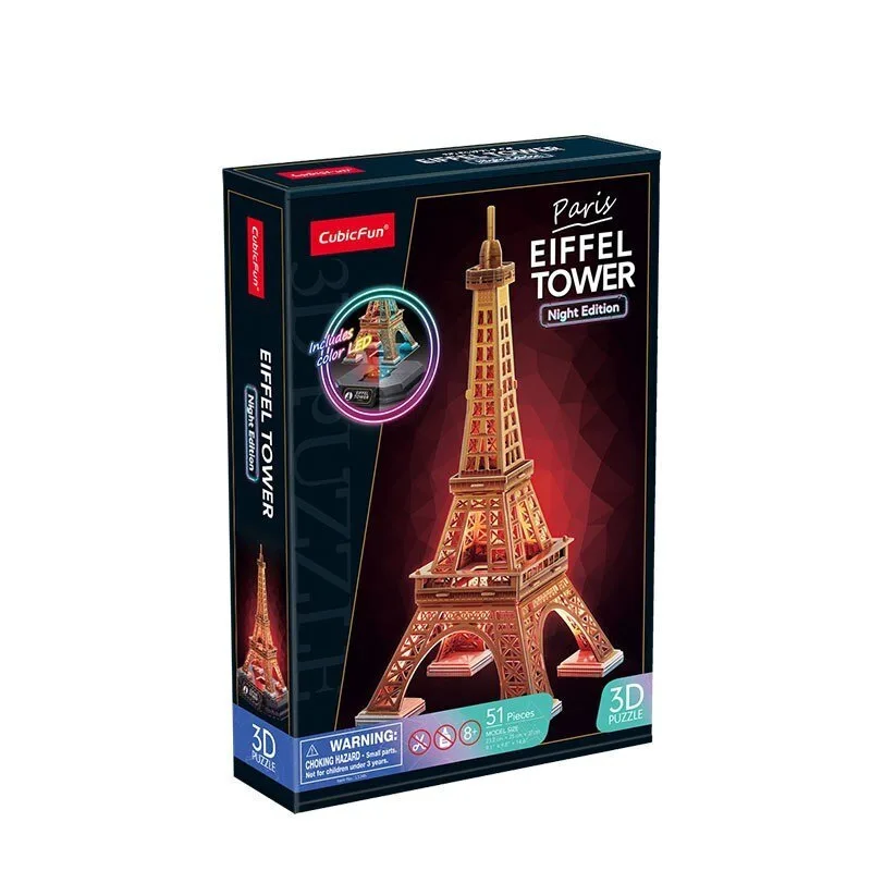 20240920110152_eiffel_tower_night_version_puzzle_3d_51_kommatia Eiffel Tower (night Version) Puzzle 3D 51pcs - Image 1